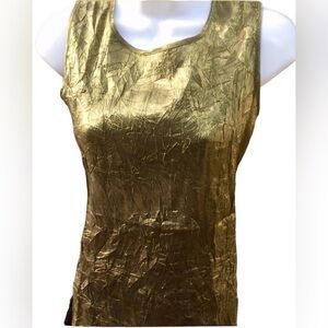 NWT! Gorgeous Olive Green Mermaid Top Short Sleeve Medium Shimmery Army